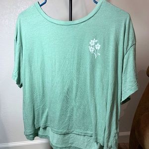 Pink Athletic Crop Top